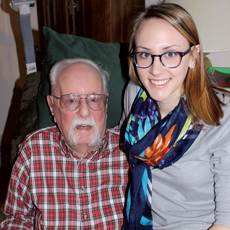 Wilbert Schmidt is shown with his granddaughter. Photo courtesy of Tiffany Schmidt Wilbert Schmidt is shown with his granddaughter. Photo courtesy of Tiffany Schmidt