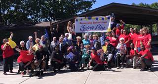 Participants in the Haverford vs Dresher Spirit Week during the 2015 National Assisted Living Week. Participants in the Haverford vs Dresher Spirit Week during the 2015 National Assisted Living Week.