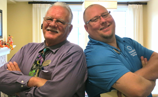 Ron Hart, left, and Casey Pudwill Ron Hart, left, and Casey Pudwill