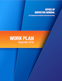 The Office of Inspector General work plan for 2016. The Office of Inspector General work plan for 2016.