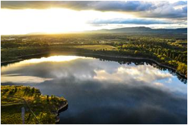 The Berry College CCRC site, at bottom left, overlooks an 88-acre lake. The Berry College CCRC site, at bottom left, overlooks an 88-acre lake.