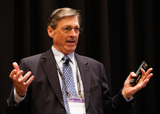 Kevin O'Neil, M.D., speaks to session attendees. (Photo courtesy of NIC) Kevin O'Neil, M.D., speaks to session attendees. (Photo courtesy of NIC)