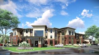 An artist's rendering depicts Heartis Village Orland Park, being developed by Caddis. An artist's rendering depicts Heartis Village Orland Park, being developed by Caddis.