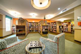The new library is larger, more functional and safer for residents to use daily. The new library is larger, more functional and safer for residents to use daily.