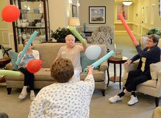 Unlike these residents, a new CDC study finds that 35.3% of people aged 75 or more years are not physically active. (Photo by John Merkle) Unlike these residents, a new CDC study finds that 35.3% of people aged 75 or more years are not physically active. (Photo by John Merkle)