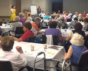 Residents of Orchard Cove participate in an event focusing on the 2016 election. Residents of Orchard Cove participate in an event focusing on the 2016 election.