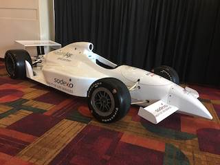 This car, with the Sodexo logo, is on display at the LeadingAge annual meeting in Indianapolis. This car, with the Sodexo logo, is on display at the LeadingAge annual meeting in Indianapolis.