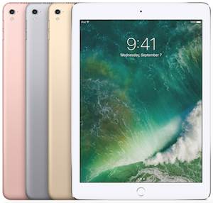 The 9.7-inch iPad Pro (photo courtesy of Apple). The 9.7-inch iPad Pro (photo courtesy of Apple).