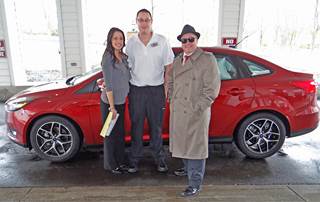 Car winner Ryan Hershey, center, is flanked by Newhaven Court at Lindwood Executive Director Lori Grant and IntegraCare Director of Sales and Marketing Eric Walker. Car winner Ryan Hershey, center, is flanked by Newhaven Court at Lindwood Executive Director Lori Grant and IntegraCare Director of Sales and Marketing Eric Walker.