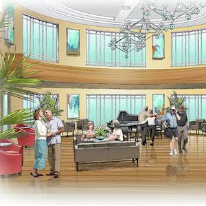 The proposed interior of Autumn at Brandon is depicted in this artist's rendering. The proposed interior of Autumn at Brandon is depicted in this artist's rendering.