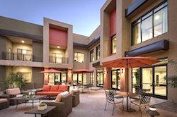 A courtyard at LivGenerations Ahwatukee, named best 55+ Assisted Living or Special Needs Community in the National Association of Home Builders’ 2018 Best of 55+ Housing Awards, bestowed Tuesday. A courtyard at LivGenerations Ahwatukee, named best 55+ Assisted Living or Special Needs Community in the National Association of Home Builders’ 2018 Best of 55+ Housing Awards, bestowed Tuesday.