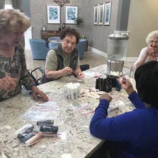 Residents at Sodalis Senior Living communities are giving back to their local communities. Residents at Sodalis Senior Living communities are giving back to their local communities.